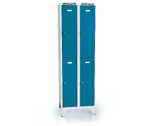  Divided cloakroom locker ALDUR 1 with feet 1920 x 600 x 500